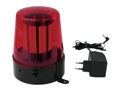 Eurolite LED policejní maják, 108 LED, červený Eurolite LED policejní maják, 108 LED, červený