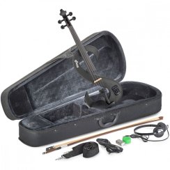 Stagg EVN 4/4 MBK, elektrické housle