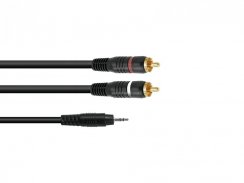 Omnitronic kabel mini stereo Jack/2x RCA, 0,5m