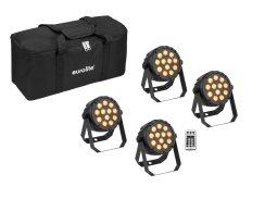 Eurolite Set 4x LED PARty spot RGB/WW s pouzdrem