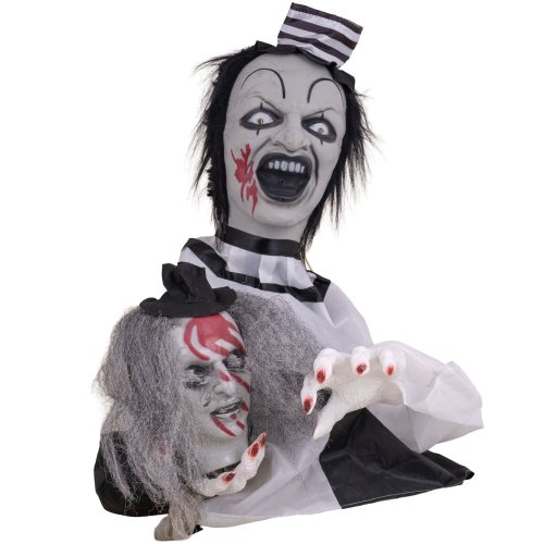 Halloween stolní klaun, 55 cm