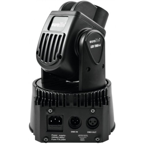 Eurolite LED TMH-6, 1x15W LED TCL DMX, SPOT, otočná hlavice - použito (51785962)
