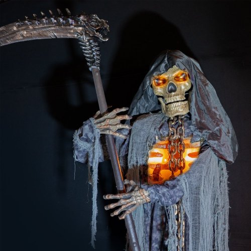 Halloween kostlivec v kápi ,300 cm 