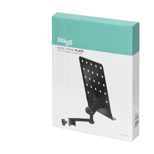 Stagg MUS-ARM 1, notový pult k upevnění na mikrofonní stojan
