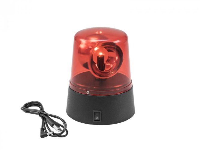 Eurolite LED mini policejní maják, červený