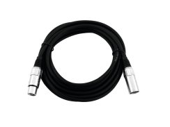 Omnitronic mikrofonní kabel XLR/XLR, 1,5m, černý