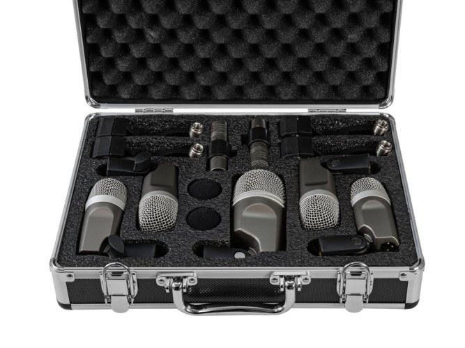OMNITRONIC MIC 77-7LMH MK2 Sada mikrofonů pro bicí 