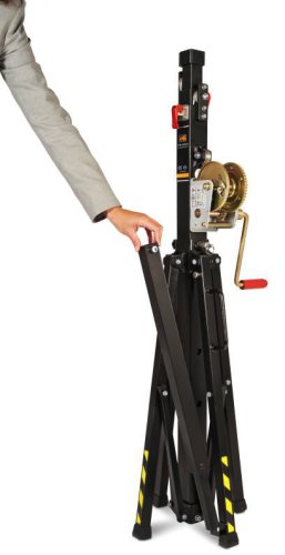 VMB TE-034 teleskopický stativ, 380cm, 125kg, černý