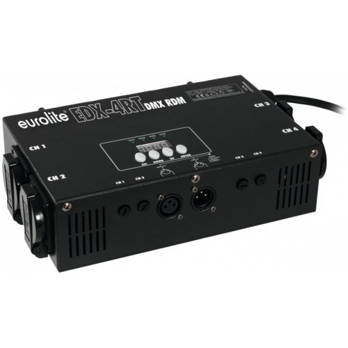 Eurolite EDX-4RT DMX RDM, stmívač, CEE 7/4