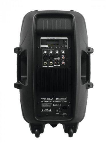 Omnitronic VFM-215AP, aktivní 15" reprobox MP3/SD/BT/USB, 150W
