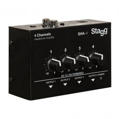 Stagg SHA-4, 4-kanálový sluchátkový předzesilovač
