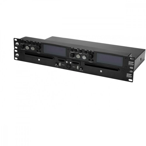 Omnitronic XDP-3001, duální CD/MP3/SD/USB přehrávač, 19"