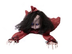 Halloween strašidelná panenka, 110 cm