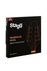 Stagg MA-1032-NI, sada strun pro mandolínu, light Stagg MA-1032-NI, sada strun pro mandolínu, light