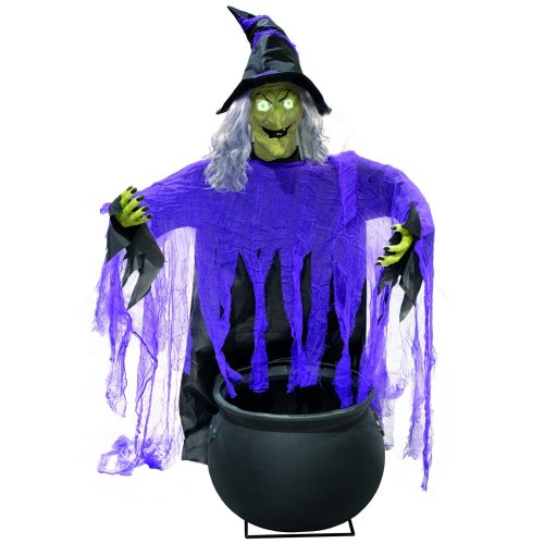 Halloween čarodějnice s hrncem, 140 cm