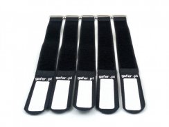 Gafer.pl Tie Straps, vázací pásky, 25x400mm, 5 ks, černé