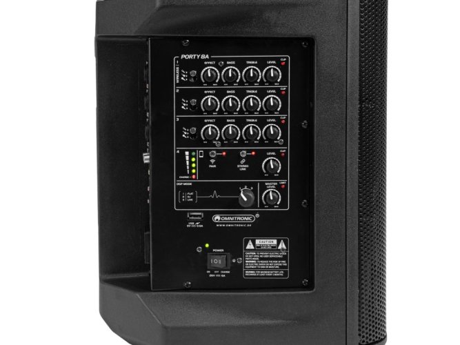 Omnitronic PORTY-8A, bezdrátový zvukový systém