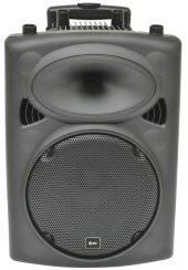 QTX QR10PA, mobilní 10" zvukový systém MP3/VHF, AKKU, 150W