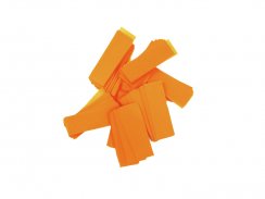 Tcm Fx pomalu padající obdélníkové konfety 55x18mm, neonové-oranžové, UV