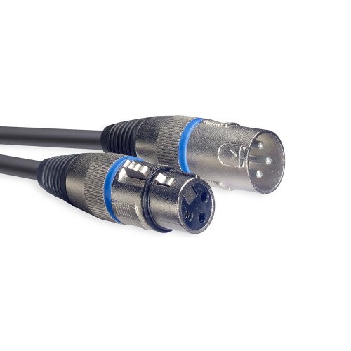 Stagg SMC6 BL, mikrofonní kabel XLR/XLR, 6m, modré kroužky
