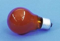 230V/25W E27 A19 Omnilux, oranžová