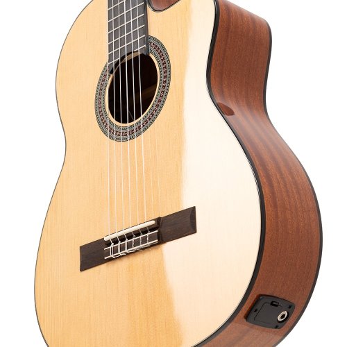 Angel Lopez ALICANTE SM-CE, elektroakustická klasická kytara 4/4, přírodní