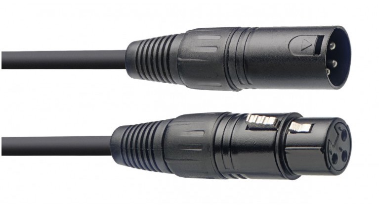 Stagg SDX10, DMX kabel 3-pin XLR/XLR, 10m