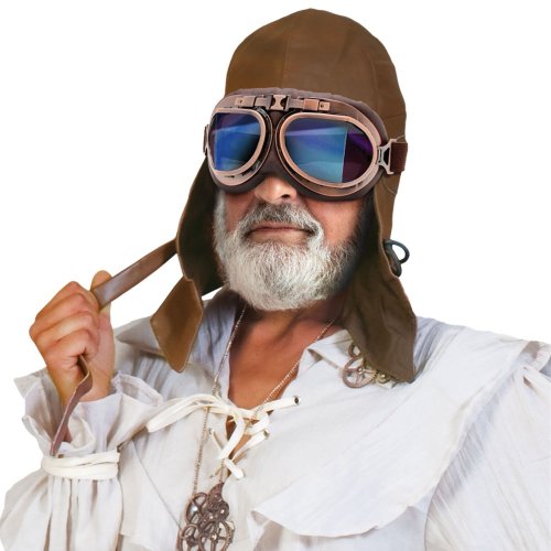Pilotní brýle, hnědé