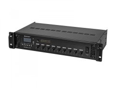 Omnitronic MA-240P, 100V mixážní zesilovač, MP3/USB/SD/BT, 240W