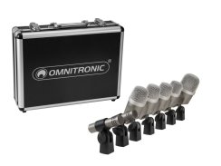 OMNITRONIC MIC 77-7LMH MK2 Sada mikrofonů pro bicí 