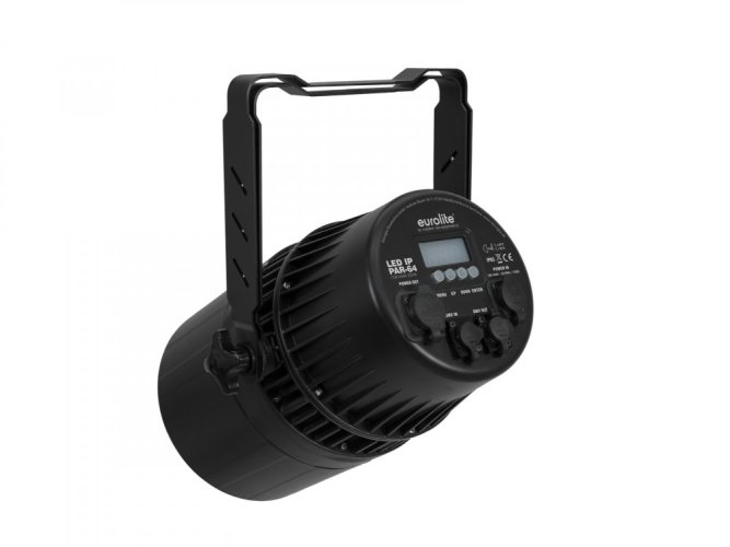 Eurolite LED PAR-64 COB, teplá bílá, 100W Zoom, černý