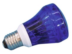 Eurolite strobo žárovka E27, modrá