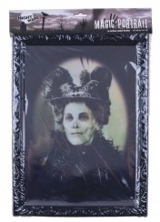 Halloween fotorámeček hologram dáma v černém