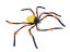 Halloween barevný pavouk, 110x110x12cm