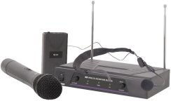 QTX VHN2, 2-kanálový bezdrátový mikrofonní set 173,8 MHz / 174,8 MHz