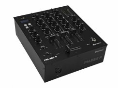 Omnitronic PM-322P, 3-kanálový mixážní pult s MP3/BT přehrávačem