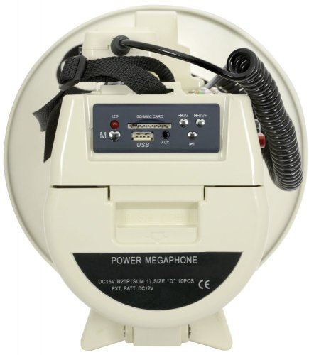 Adastra L50U, megafon, 50W, USB/SD
