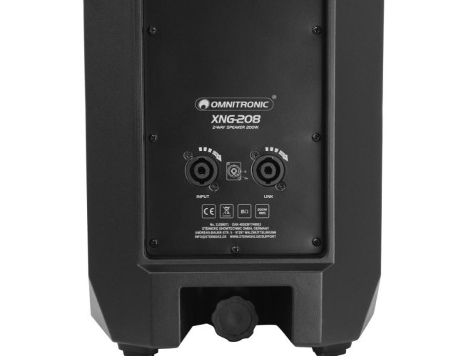 Omnitronic XNG-208, pasivní 8" reprobox, 200W