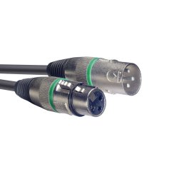 Stagg SMC6 GR, kabel mikrofonní XLR/XLR, 6m