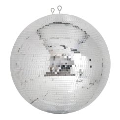 Zrcadlová stříbrná koule, 50 cm