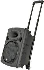 QTX QR10PA, mobilní 10" zvukový systém BT/USB/SD/FM/UHF/TWS, 80W