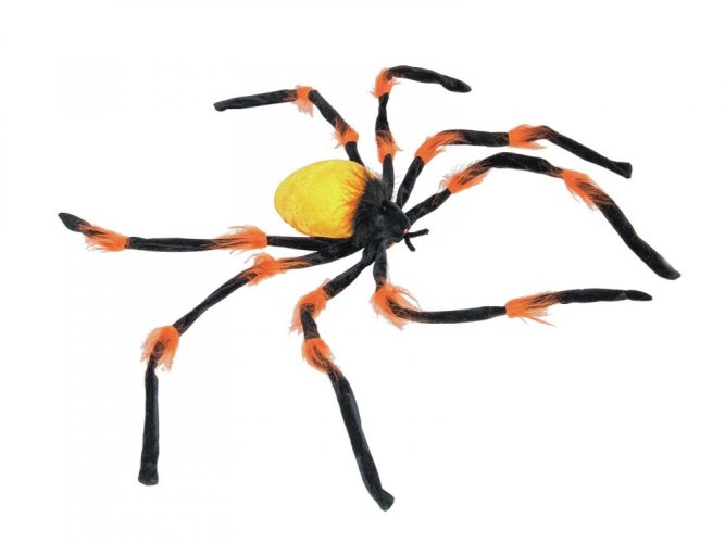 Halloween barevný pavouk, 110x110x12cm