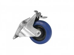ROADINGER Otočné kolečko 100 mm, s brzdou, modré