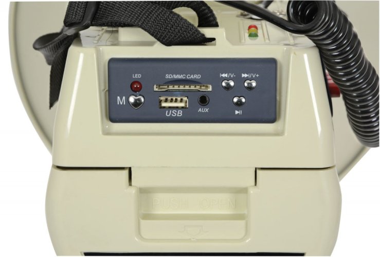 Adastra L50U, megafon, 50W, USB/SD