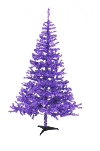 Vánoční jedle, fialová, 240 cm