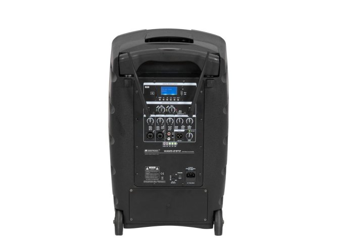 Omnitronic WAMS-12BT2, mobilní 12" zvukový systém MP3/SD/USB/BT/2x UHF