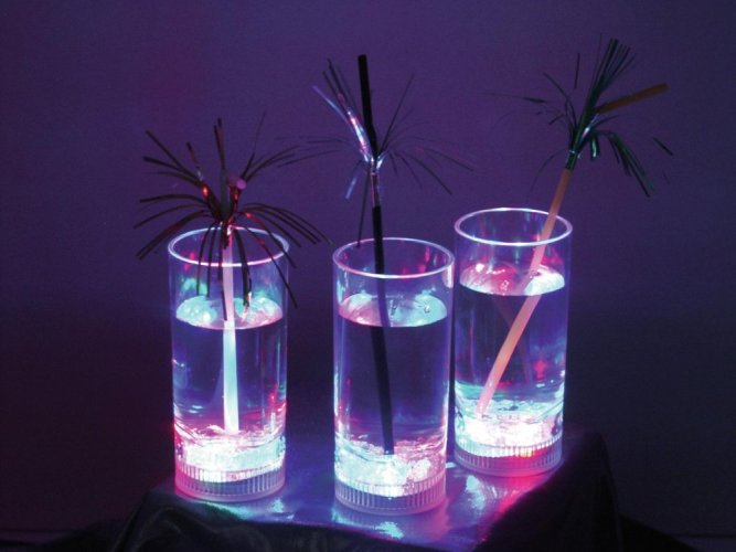 LED sklenice 14 cm, 3 ks - rozbaleno (83309035)