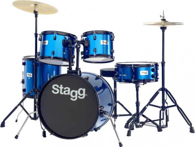 Stagg TIM120B BL, bicí sada, modrá