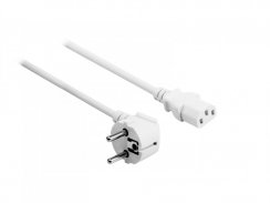 Omnitronic IEC C13 napájecí kabel, 1,2 m, bílý