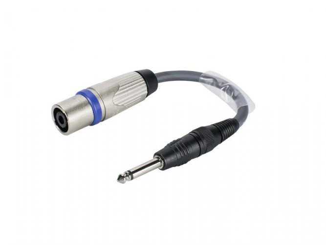 Sommer cable adaptér 6.3mm Jack / Speakon NLT4MX